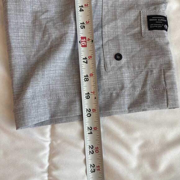 Ocean Current Men's Cargo Board Hybrid Shorts Lightweight /Stretch Blue Size 30 - Picture 9 of 9